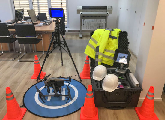 Inspektionsdrohne Bau und Zubehör